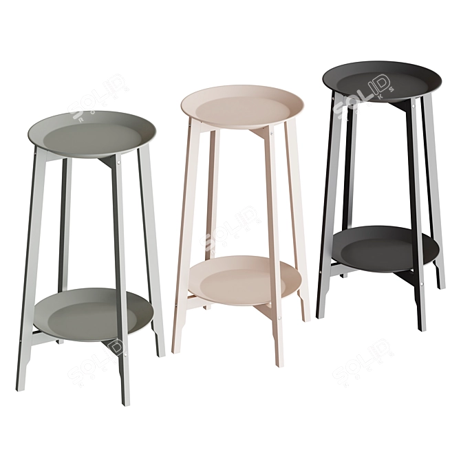 ALVIDE Flower Pedestal Stand 3D model image 2