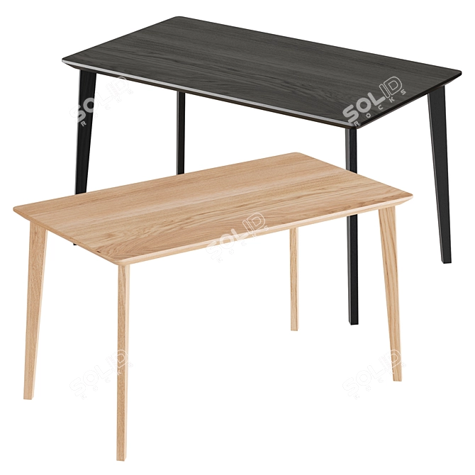 IKEA Lisabo Krylbo Table 3D model image 1