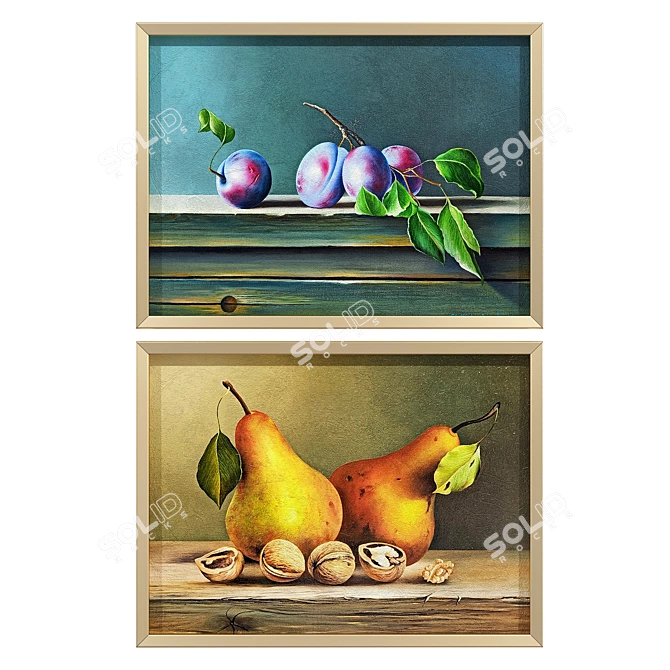 Abstract Vray Wall Art 2013 3D model image 3