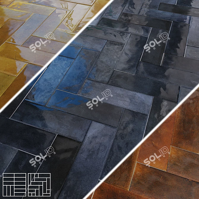 EQUIPE HANOI Ceramic Wall Tiles 3D model image 2