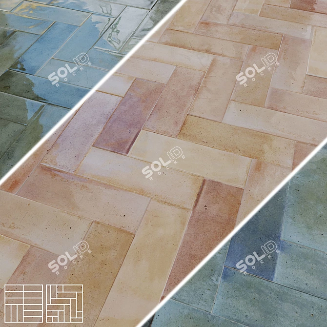 EQUIPE HANOI Ceramic Wall Tiles 3D model image 3