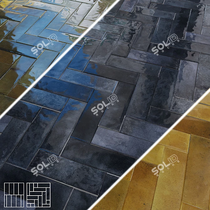 EQUIPE HANOI Ceramic Wall Tiles 3D model image 5