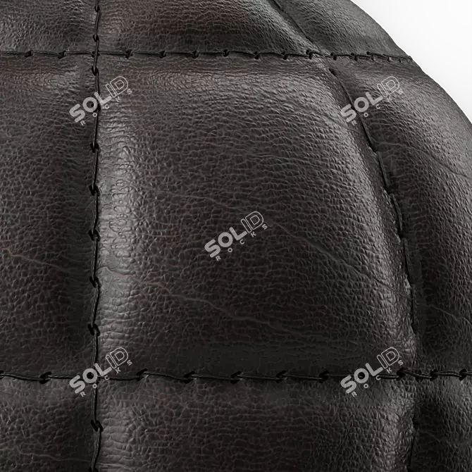 Stitched Leather Texture Pack 3D model image 3