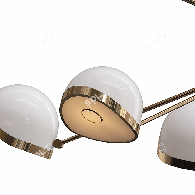 Modern 3D Ceiling Lamp Design 3D model image 2