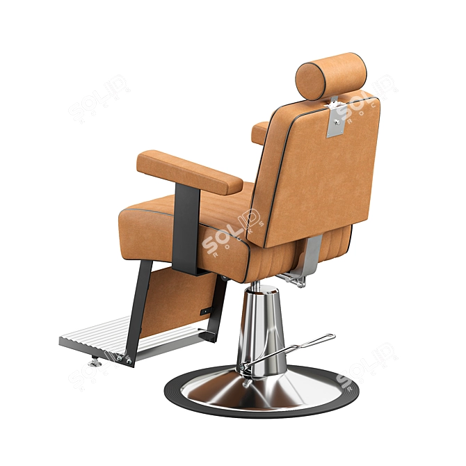 Kingsman Barber Chair - Luxury Seating 3D model image 2