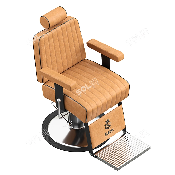 Kingsman Barber Chair - Luxury Seating 3D model image 3