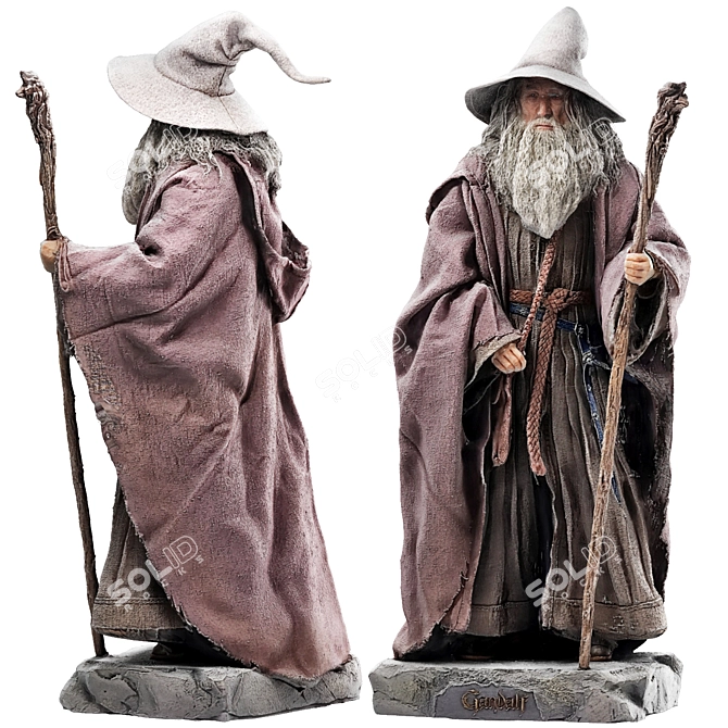  Gandalf Figure by Inart 3D model image 1