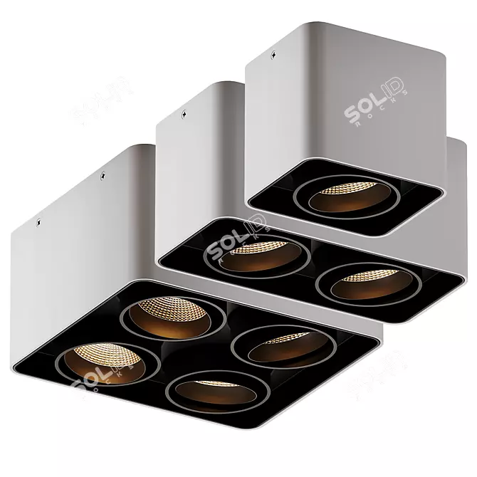 Giyan Spotlight Ceiling Light 3D model image 1