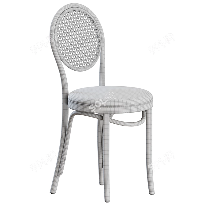 GTV N14 Mid-Century Chair 3D model image 3