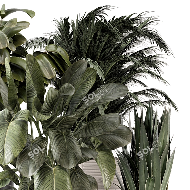 Bau Pot Large: Indoor Greenery 3D model image 4