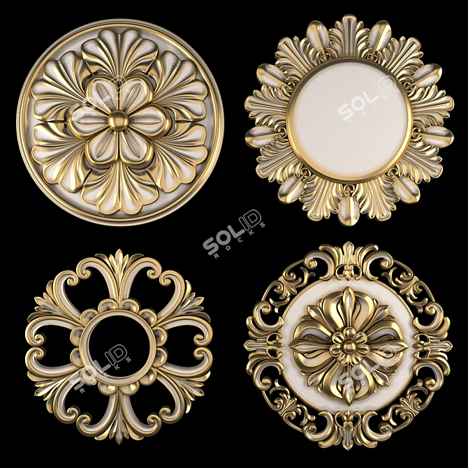 Ornament Pack 3D Max Elements 3D model image 2