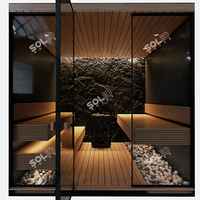 Home Sauna 3D Models Pack 3D model image 2