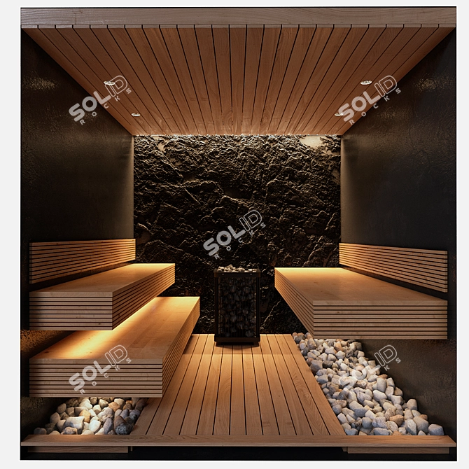 Home Sauna 3D Models Pack 3D model image 3