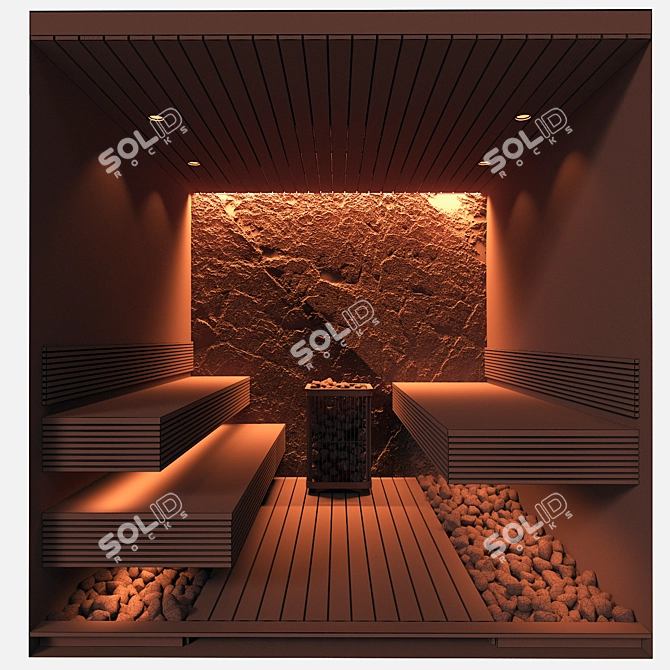 Home Sauna 3D Models Pack 3D model image 5