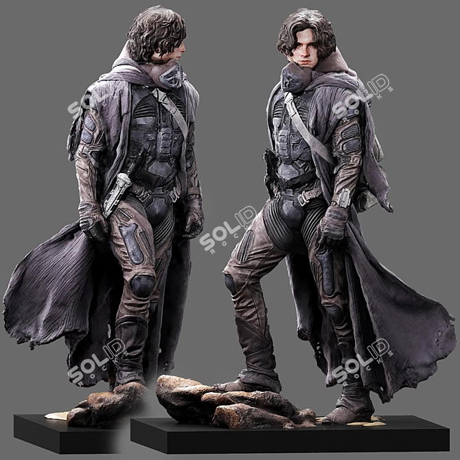 Paul Atreides Dune Figure: Inart 3D model image 1