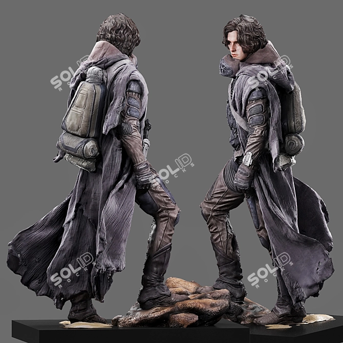 Paul Atreides Dune Figure: Inart 3D model image 2