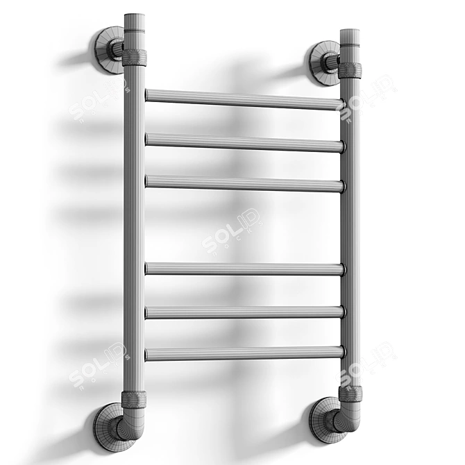 Aquanerzh Water Heated Towel Rail 3D model image 3