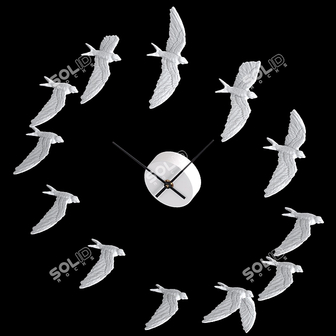 Swallow X Timekeeper 3D model image 1