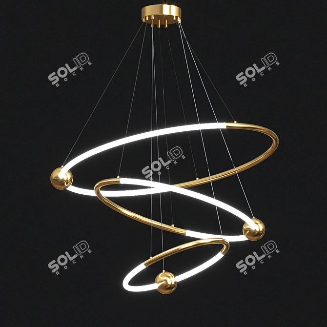 Ecliptica Design Lamp Collection 3D model image 2