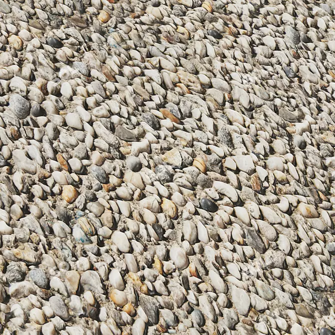  Gravel Stone Texture Set | 4k 3D model image 5