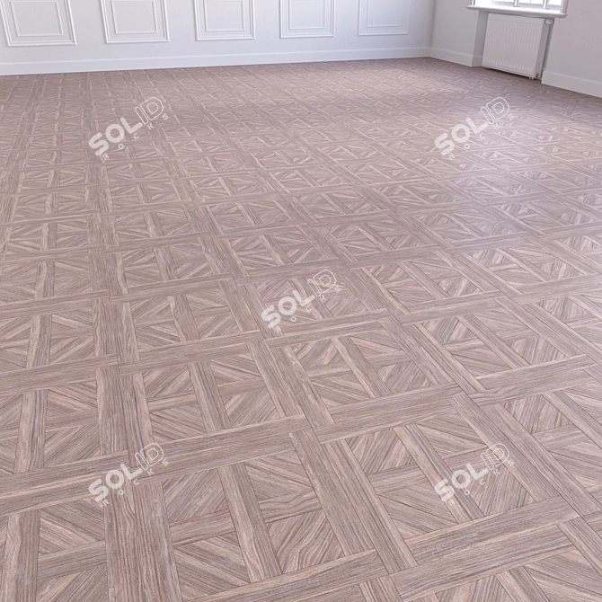 Versatile 3D Wooden Floor Model 3D model image 5