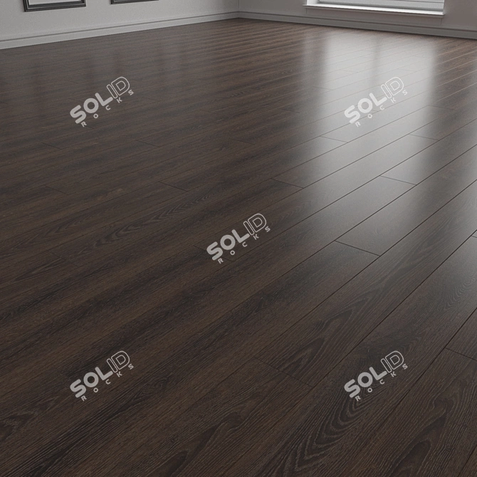 Engineered Wood Parquet Flooring 3D model image 2