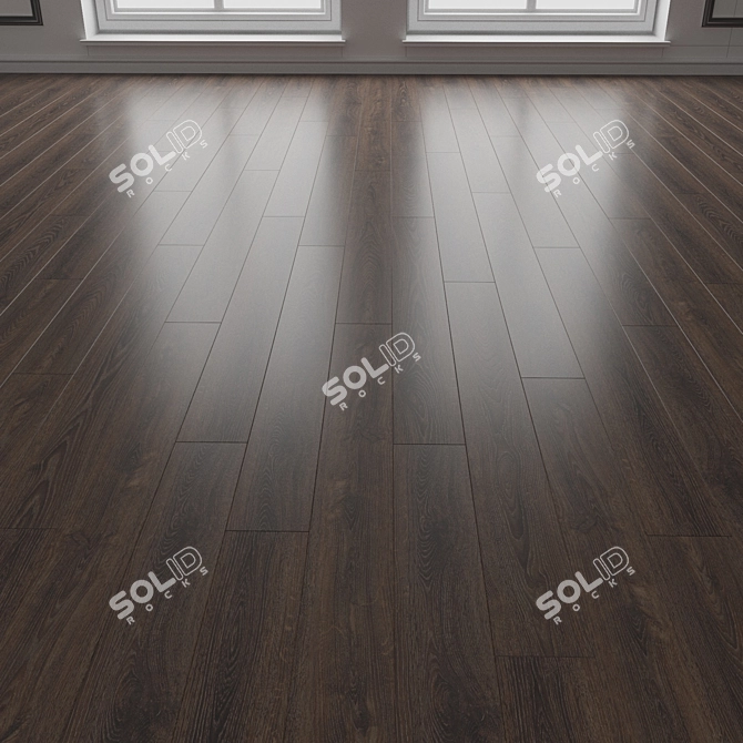Engineered Wood Parquet Flooring 3D model image 3