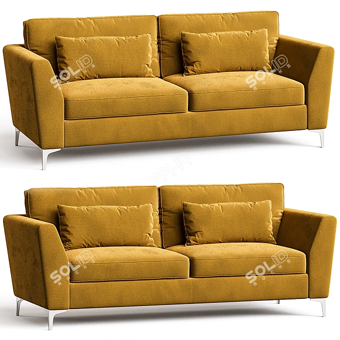 Classic ISLA Sofa 3-Seater 3D model image 1
