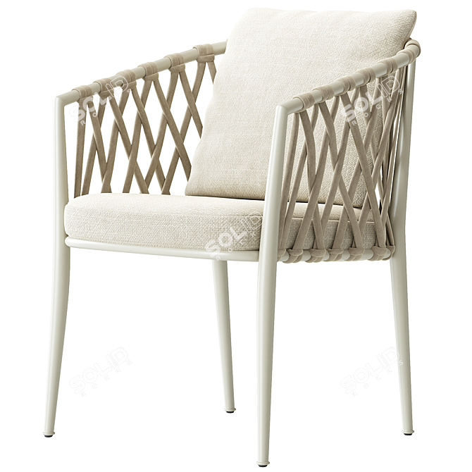 BeB Italia Erica Outdoor Chair 3D model image 3