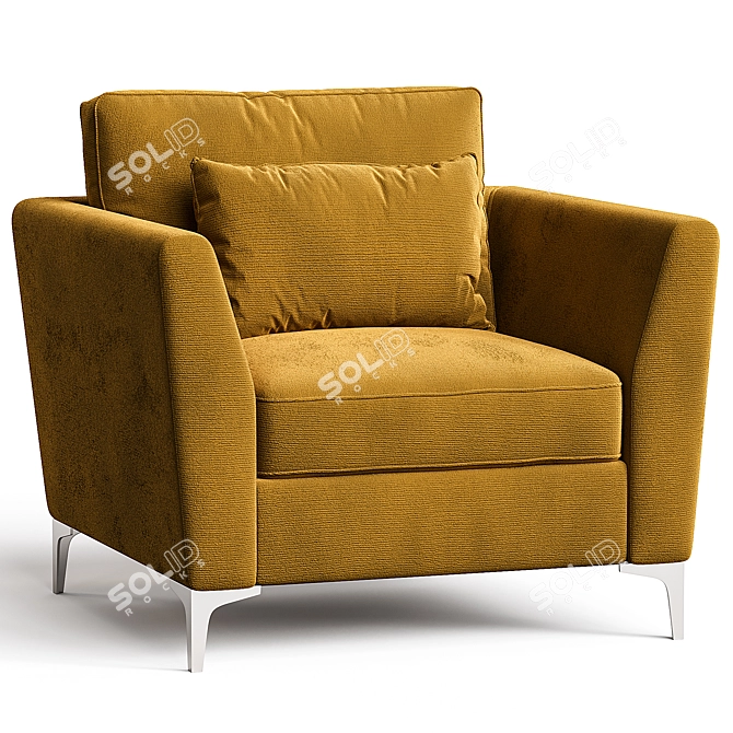 Modern Isla Armchair Design 3D model image 1