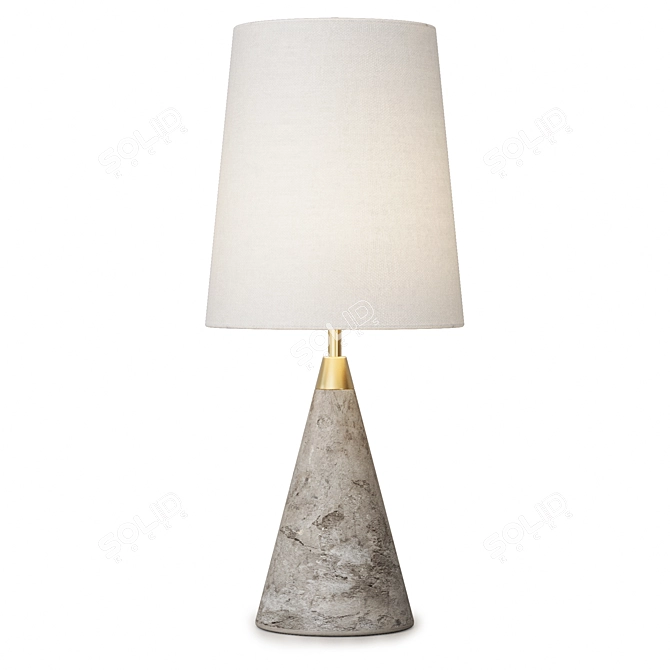 Bushwick Cone Table Lamp 3D model image 2