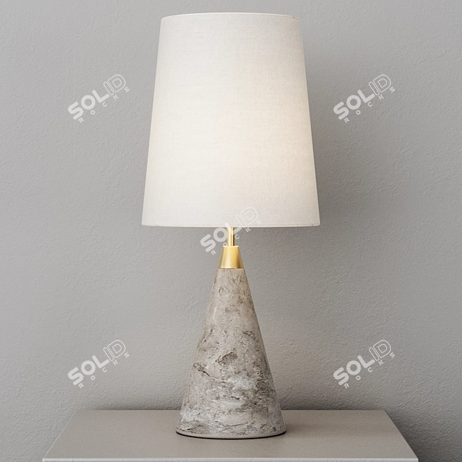 Bushwick Cone Table Lamp 3D model image 5