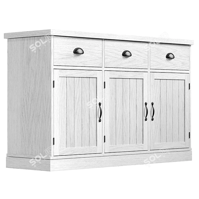 No translation needed, here is a unique title for the product:

Elegant Sharlene Accent Cabinet 3D model image 4