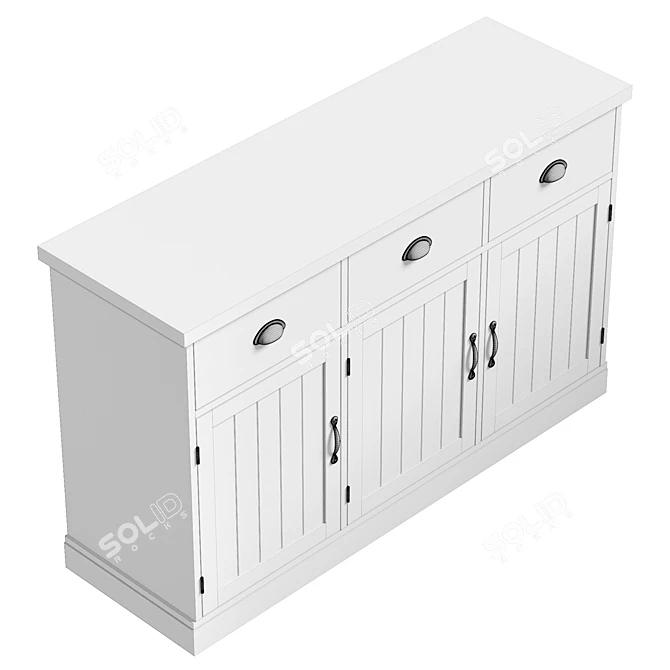 No translation needed, here is a unique title for the product:

Elegant Sharlene Accent Cabinet 3D model image 6