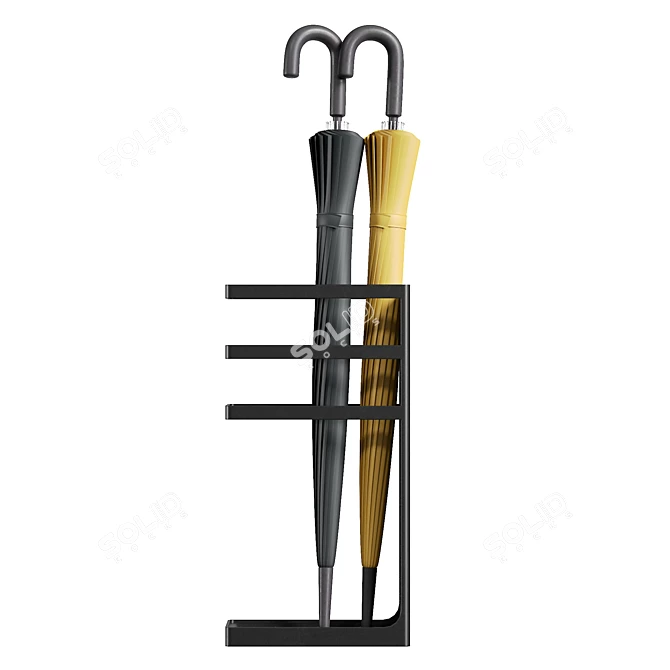 Yamazaki Steel Umbrella Holder 3D model image 2