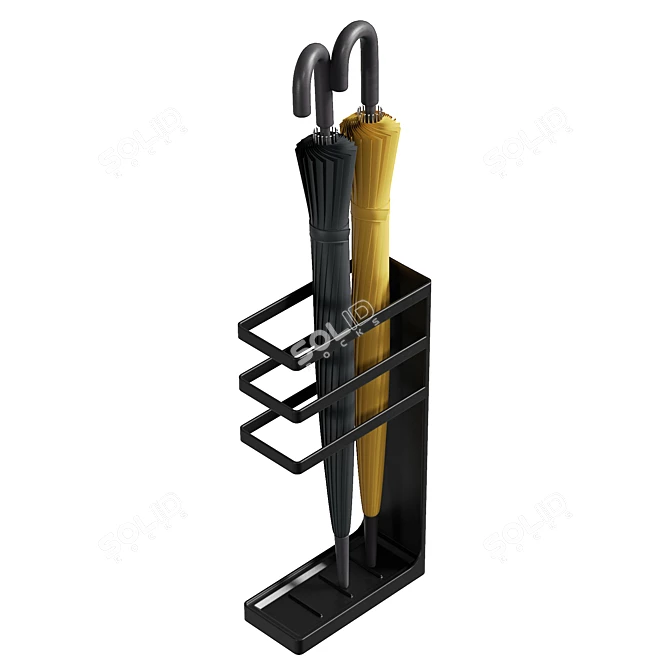 Yamazaki Steel Umbrella Holder 3D model image 5
