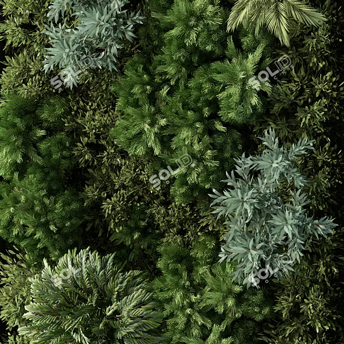 Designer Fitowall Set Furniture Collection 3D model image 4