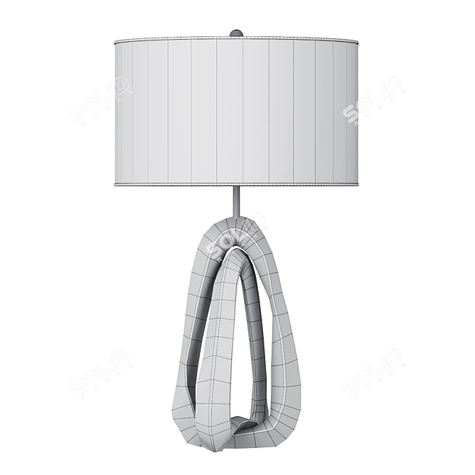 Sculptural Amorphic Table Lamp 3D model image 2