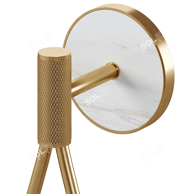 Elegant Saint Moritz Wall Sconce 3D model image 4