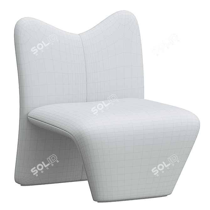 Vintage Multipla Chairs Kron UK 3D model image 3