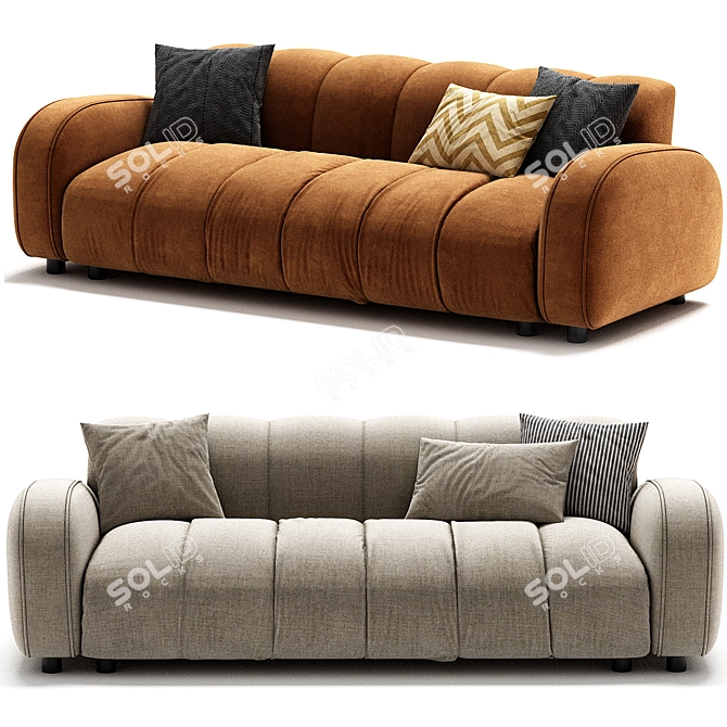 Renzo Ranch Sofa, Modern Design 3D model image 3