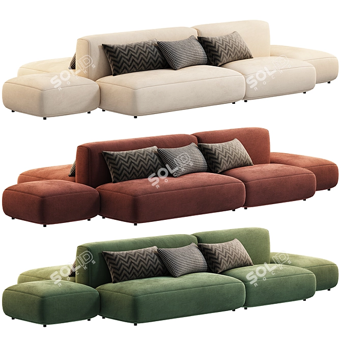 Modular Sofa Lema Cloud 3D model image 1