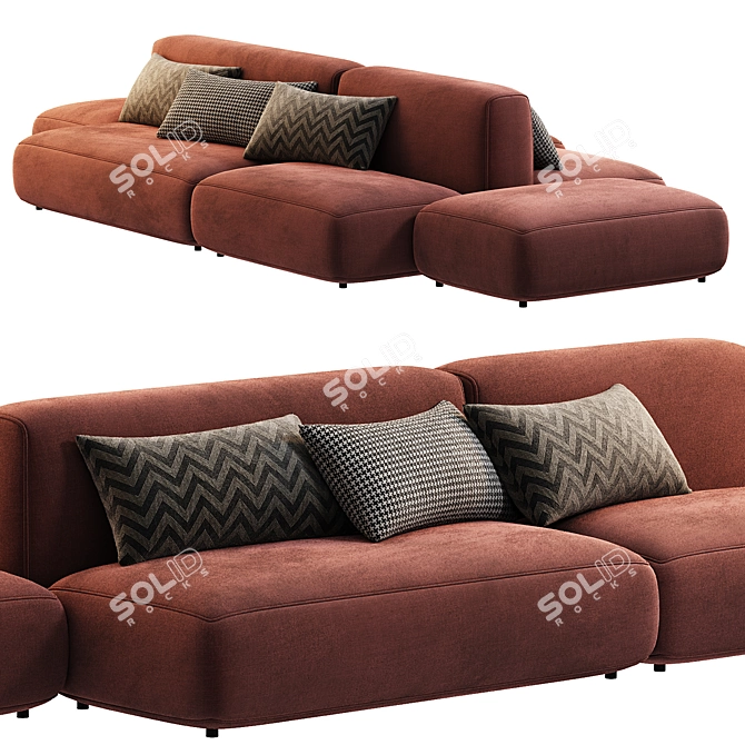 Modular Sofa Lema Cloud 3D model image 4