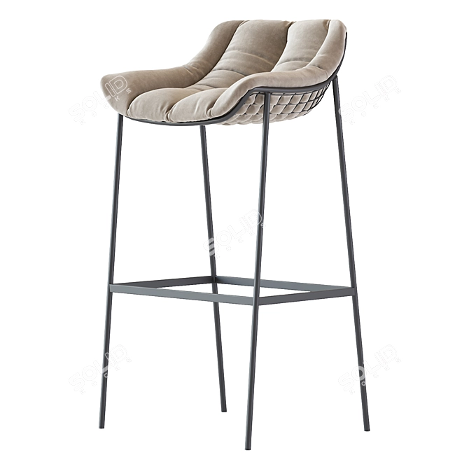 Sleek 2016 Barstool - Corona Render 3D model image 4