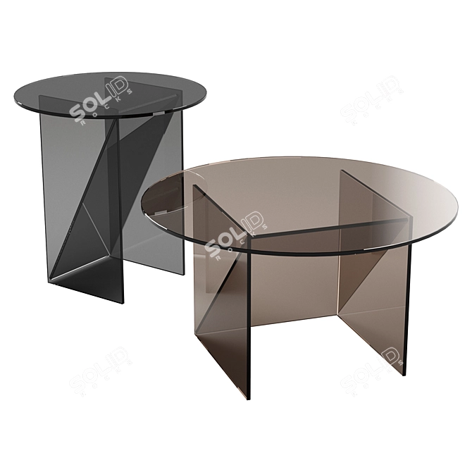 Modern Kaisa Side TablefromJsonTranslation: Современный стол Kaisa. 3D model image 1