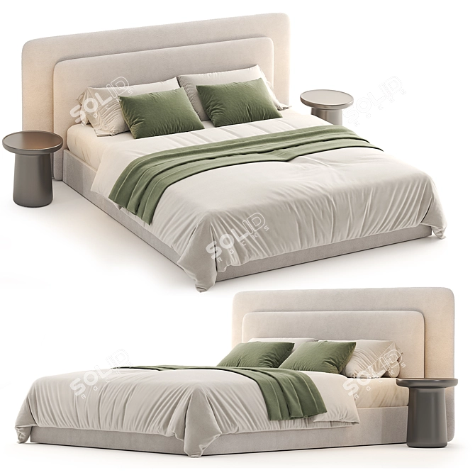 Marian Bed Vray Corona Download 3D model image 2