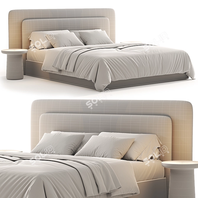 Marian Bed Vray Corona Download 3D model image 4