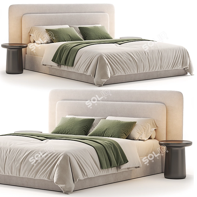 Marian Bed Vray Corona Download 3D model image 5
