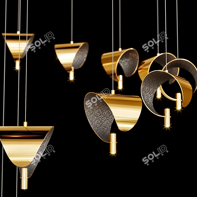 Modern Marchetti Lab Suspension Fixture 3D model image 2