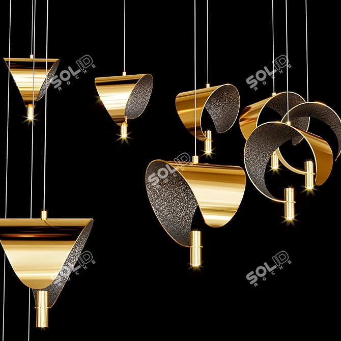 Modern Marchetti Lab Suspension Fixture 3D model image 5